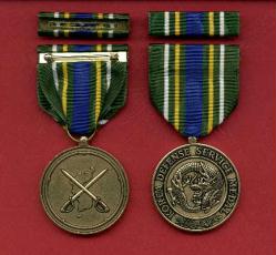 New Korea Defense Service medal with ribbon bar